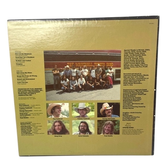 The Marshall Tucker Band Searchin’ For A Rainbow Vinyl Record Country Western - Picture 3 of 11
